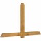 Ekena Millwork Eugene Rough Sawn Timber Gable Bracket, Western Red Cedar, 72"W x 42"H x 4"D x 4"F, 14/12 Pitch GBW072X42X0404EUG00RWR - alternate 3